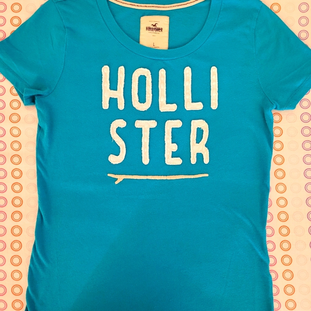 Hollister Blue Women's Shirt Size L
